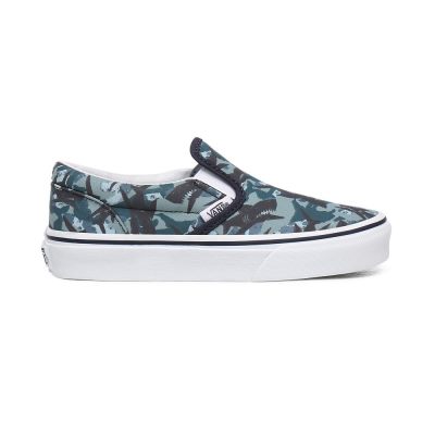 Vans Animal Camo Classic Slip-On - Çocuk Slip-On Ayakkabı (Beyaz)